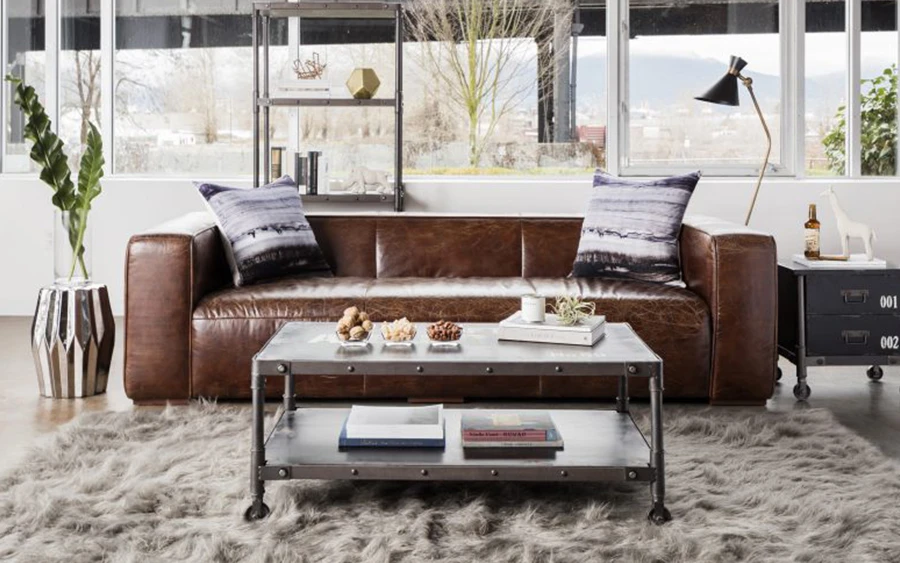 Bộ ghế sofa da thật Brazil 2